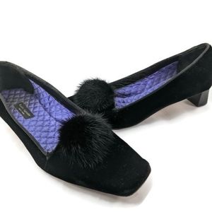 Vintage Kate Spade Velvet Heels